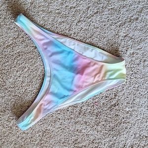 Pastel rainbow bikini bottoms - Brand new